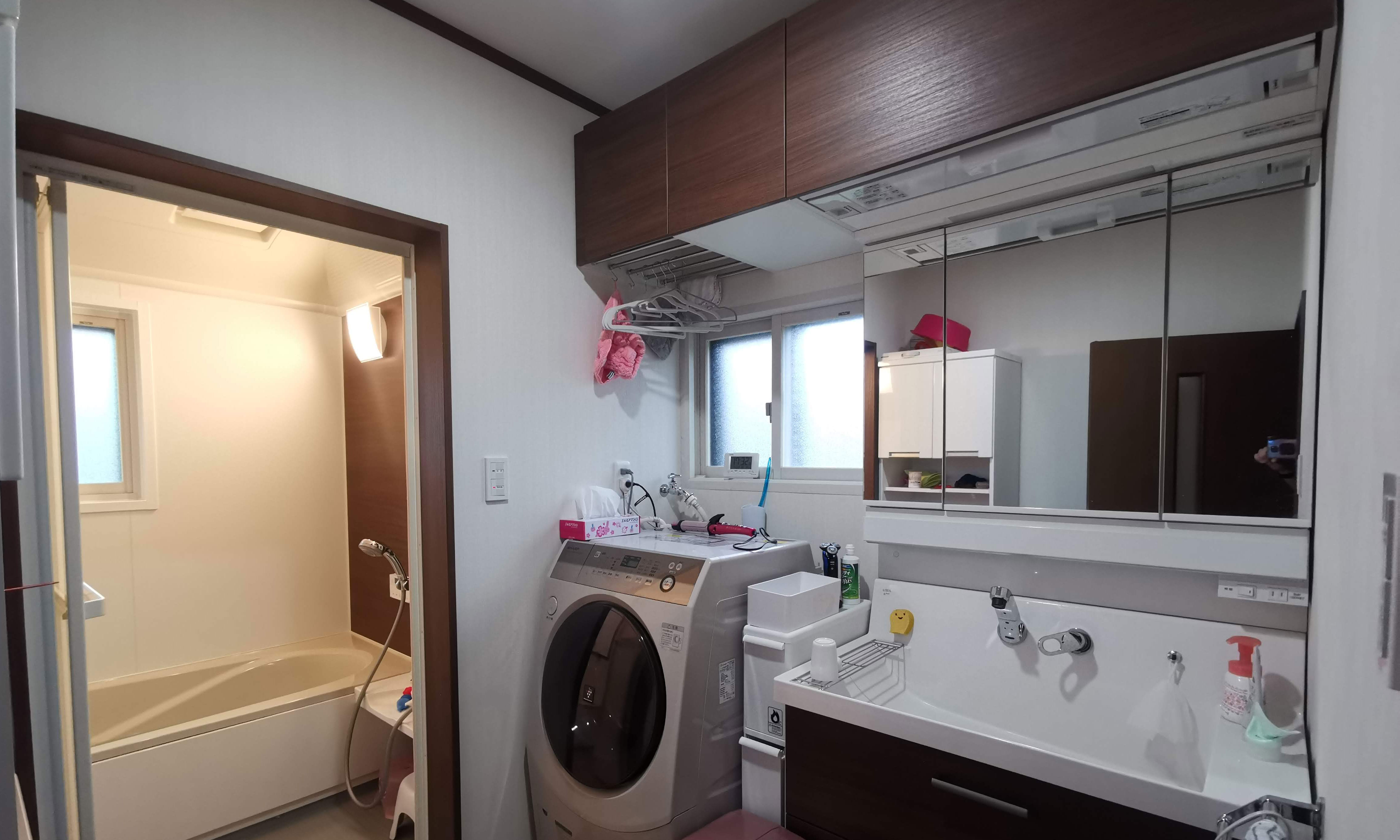 【洗面収納】アッパーキャビネットで空間活用！【八戸市・階上町】